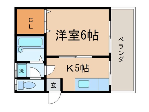 MAYUMIハイツ城陽１番館の物件間取画像